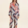 Marine Silk Full Length PJ Set