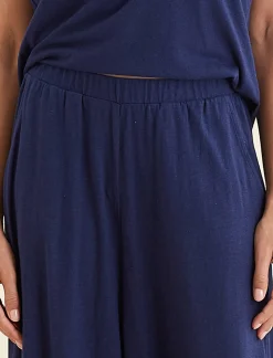 Maya Linen Cotton Full Length Pant