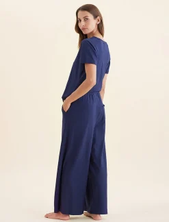 Maya Linen Cotton Full Length Pant