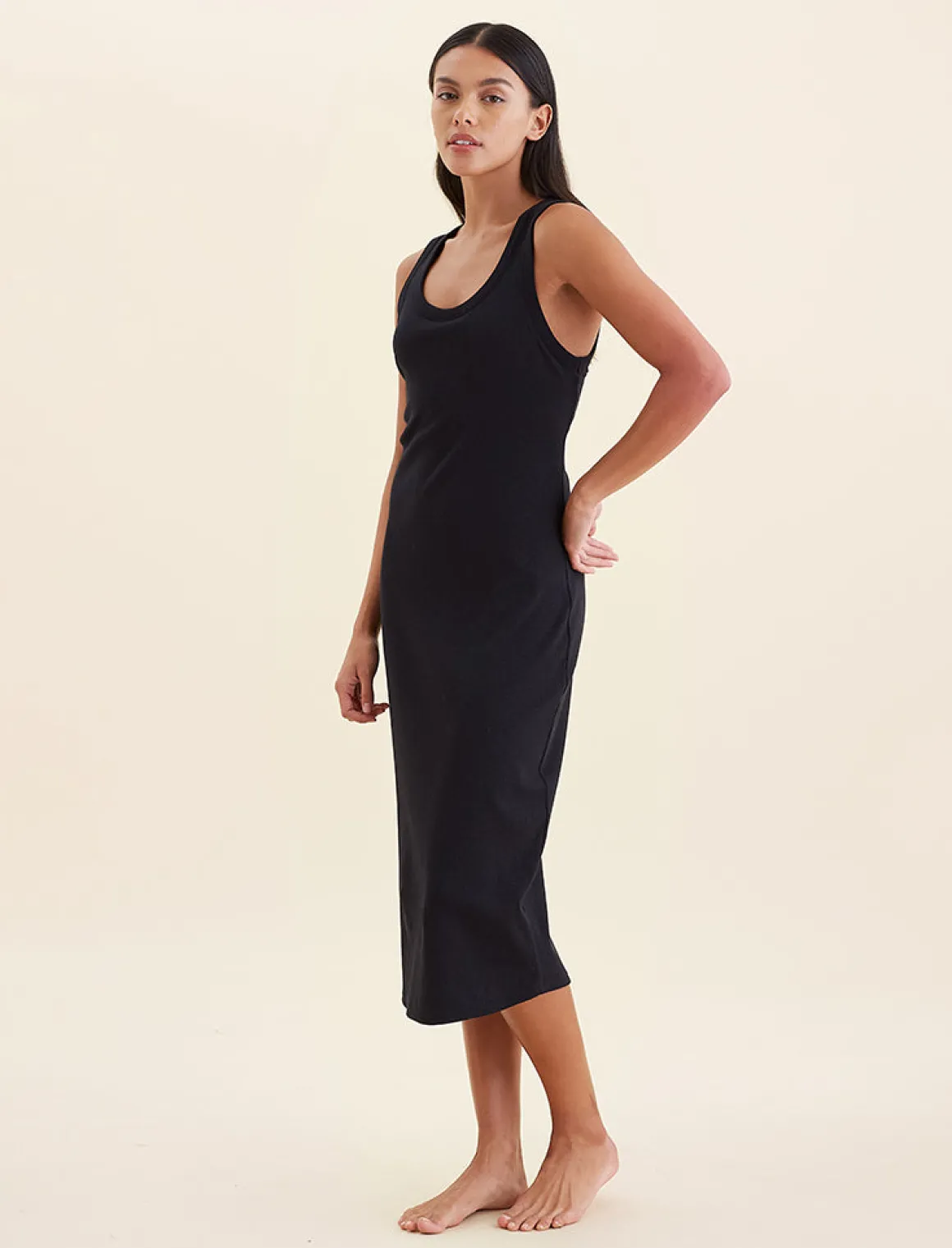 Milla Rib Shelf Bra Dress