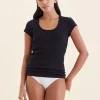 Milla Rib Shelf Bra Henley Tee