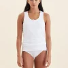 Milla Rib Shelf Bra Henley Tank