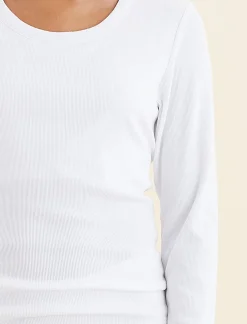 Milla Rib Shelf Bra Long Sleeve Tee