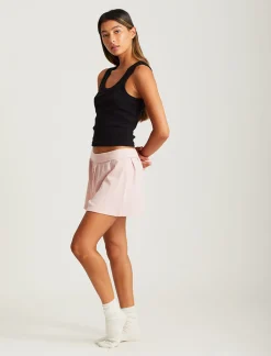 Milla Rib Shelf Bra Semi Crop Tank
