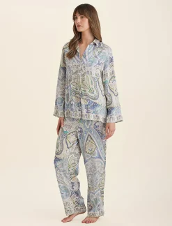 Nahla Printed Silk PJ