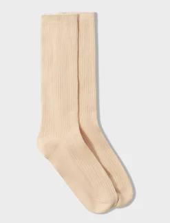 Organic Cotton Rib Socks