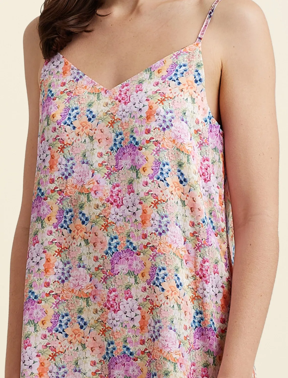 Painted Travels Silk Slip