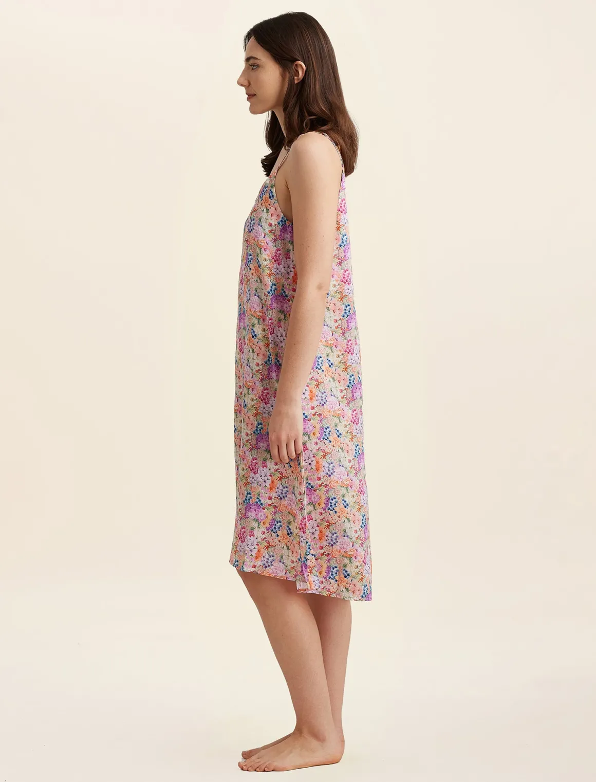 Painted Travels Silk Slip