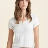 Pippa Pointelle Short Sleeve Tee