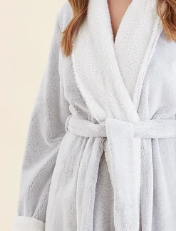 Plush Sherpa Robe & Sleep Mask
