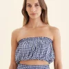 Seersucker Bandeau Bralette