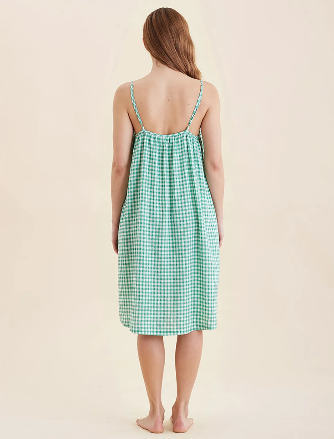Seersucker Strappy Nightie