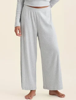 Soft Baby Rib Full Length Wide Leg Pant