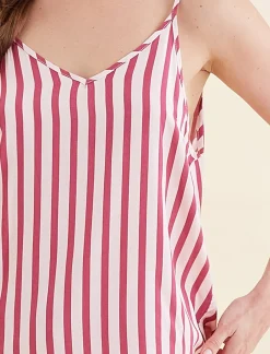 Stripe Cami Boxer PJ Set