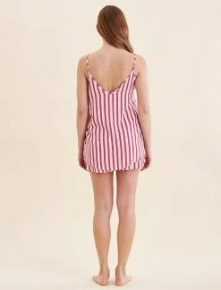 Stripe Cami Boxer PJ Set