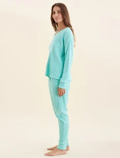 Super Soft Waffle V-Neck Top