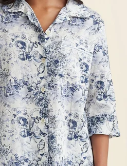 Toile De Jouy Crop PJ Set