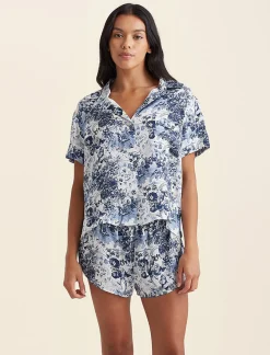Toile De Jouy Pure Silk Boxer PJ Set