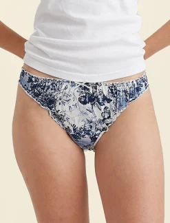 Toile De Jouy Silk Knicker