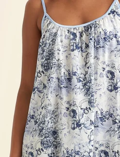 Toile De Jouy Strappy Nightie
